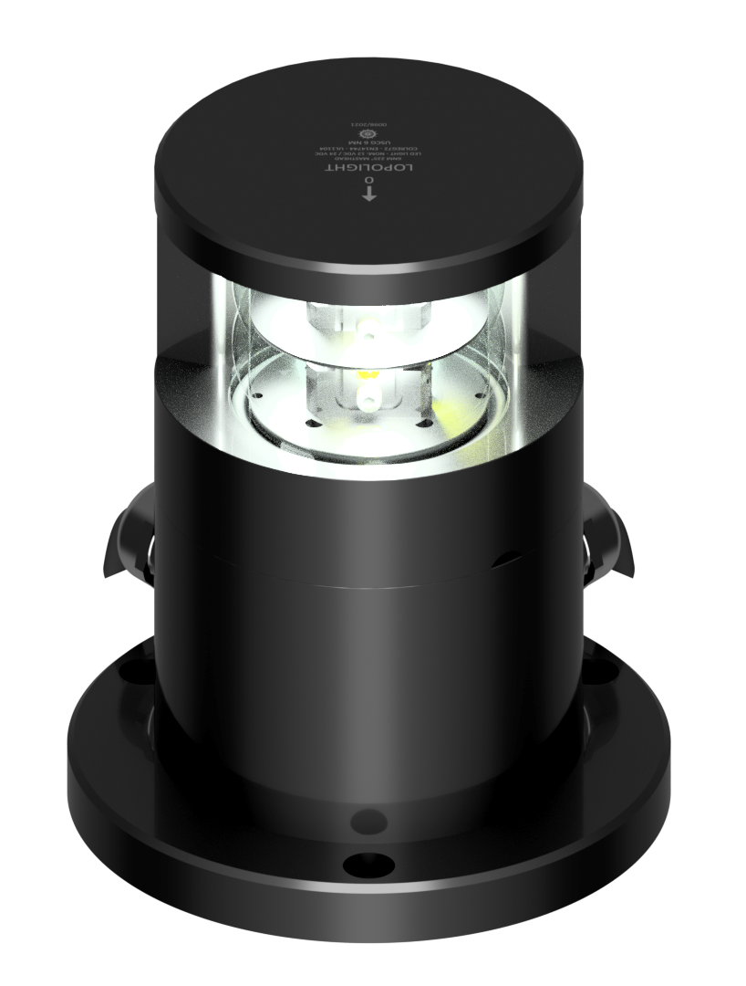 6nm 225° White, Masthead, Double, black anodized 6nm 225° White, Masthead, Double, black anodized